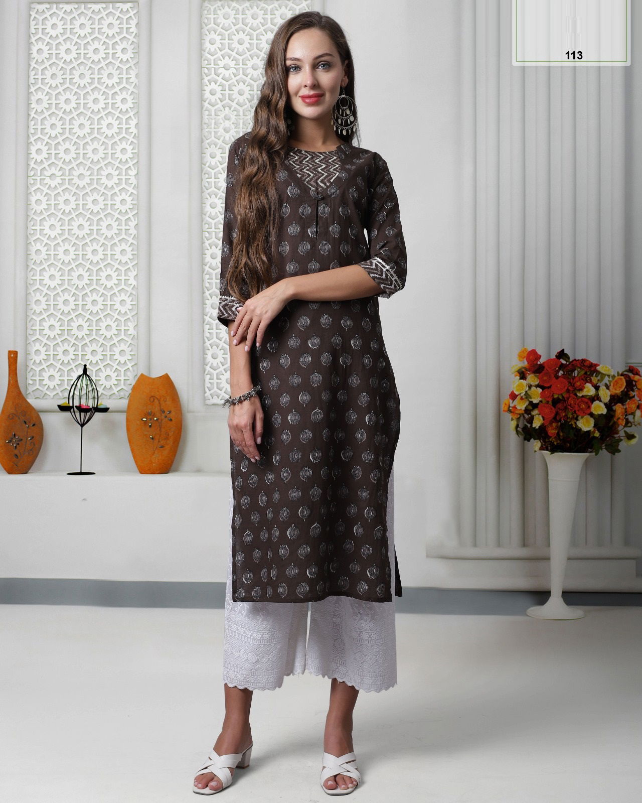 Printed Srivalli By Trendy Cotton Kurtis Catalog